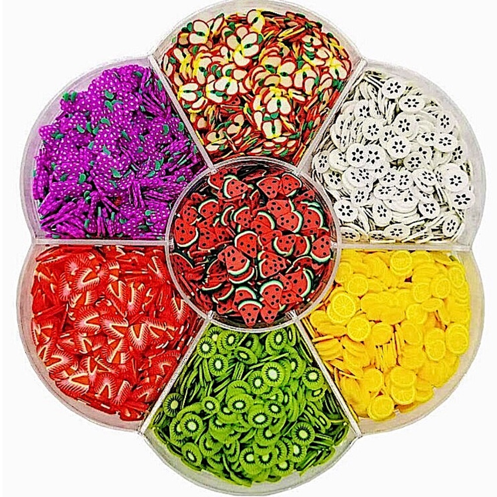 Assorted Fruit Slime Filler Charms